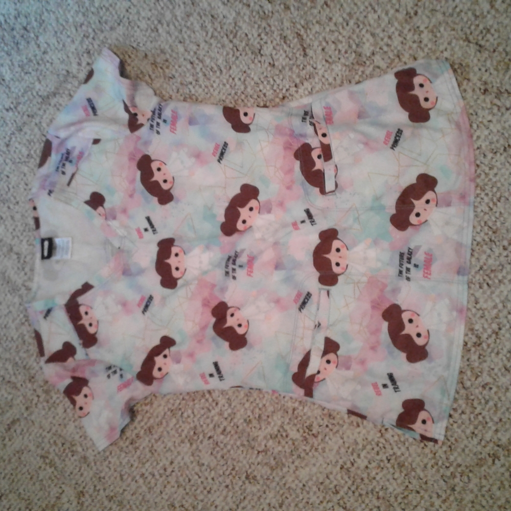 Scrub top star wars brand